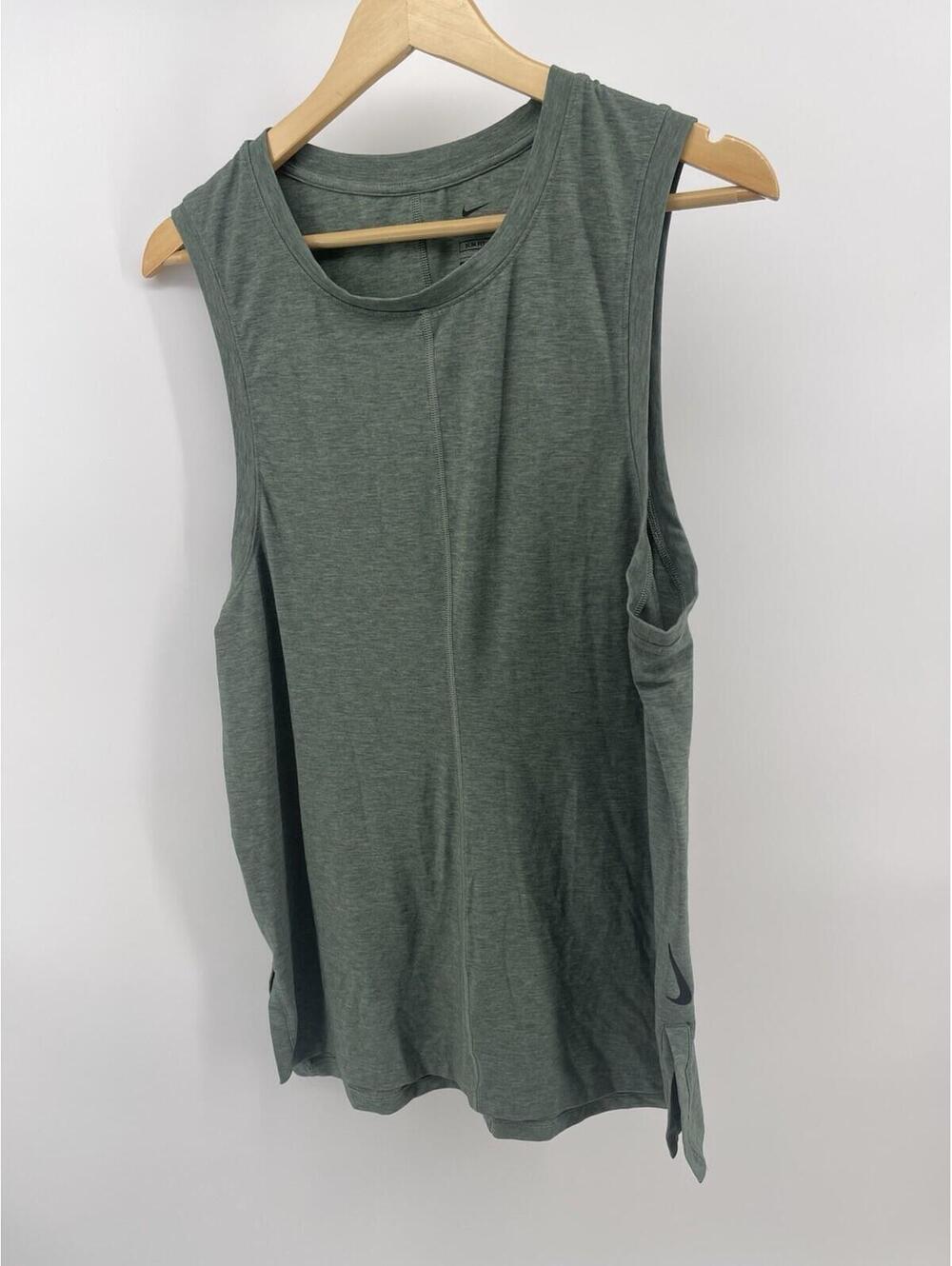 Nike One Training Loose Fit Dri-Fit Tank Top Women’s M Green